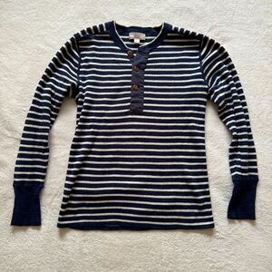 Wallace & Barnes Striped Henley
